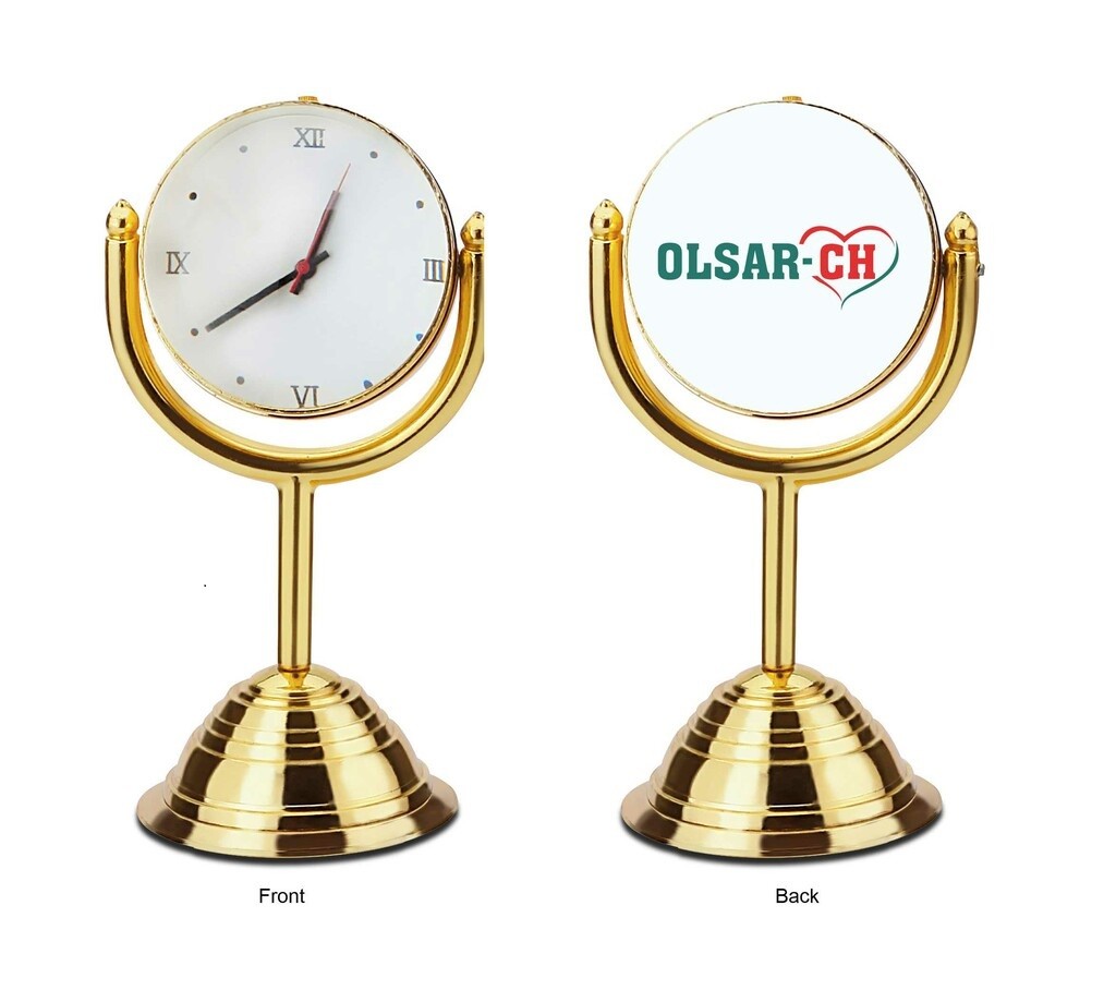 Dual-Sided Rotating Clock
